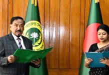 সংরক্ষিত নারী আসনের এমপি নুসরাত তাবাসসুম জ্যোতির শপথ গ্রহণ